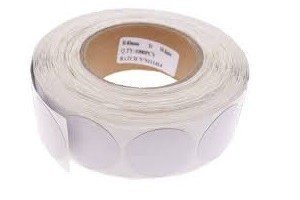 ETICH. ADESIVA ROUND 33 EP BIANCA RF (2000 pz.)