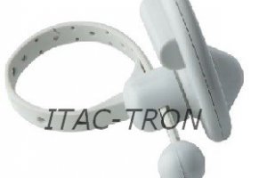 COLLARE PER BOTTIGLIA GRIGIO CHIARO RF + AM (100 pz.)