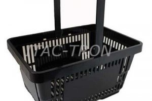 Cesto spesa 22 litri nero a 1 manico (10 pz.)