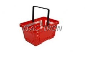 Cesto spesa 22 litri rosso a 1 manico (10 pz.)