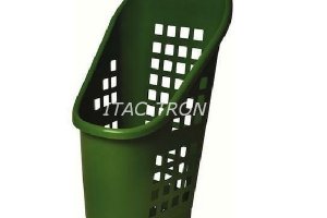 Cesto spesa trolley 64 litri verde (20 pz.)